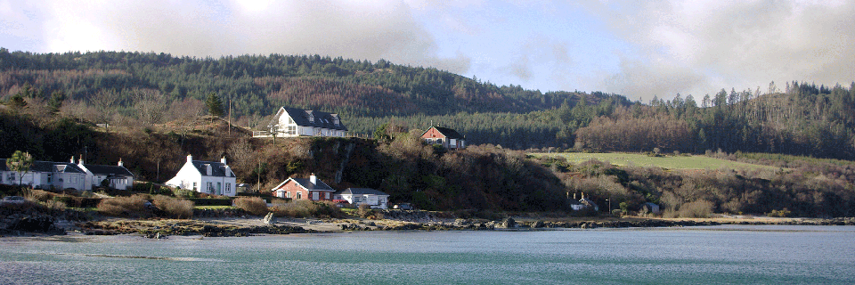 Shorehills occupies a stunning location in the lovely village of Carradale on the east coast of Kintyre