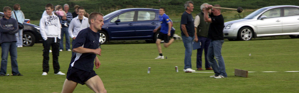 Matthew Turner wins another race at this year's Southend Highland Games